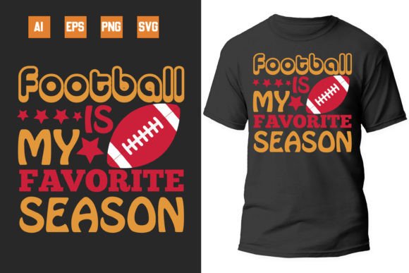 American Football Graphics for T-Shirt Designs