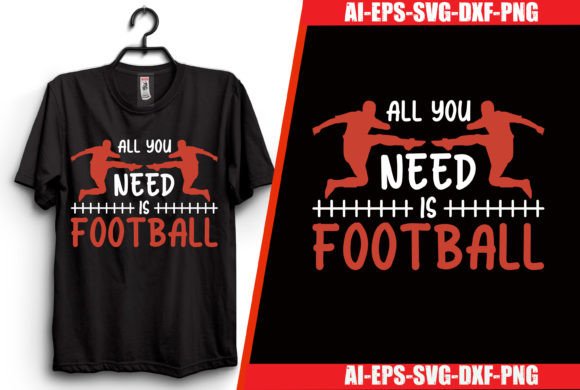 Football Graphics for T-Shirt Designs