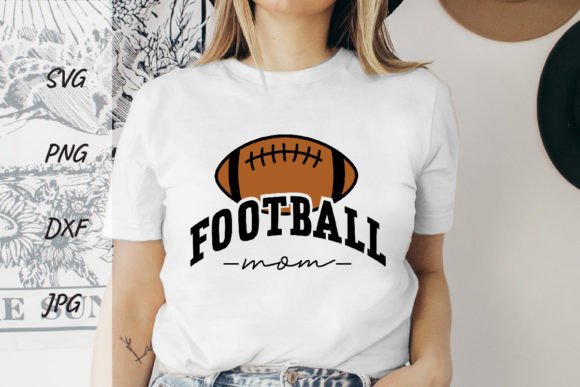 Football Mom Sublimation Svg: Graphics for T-Shirt Designs