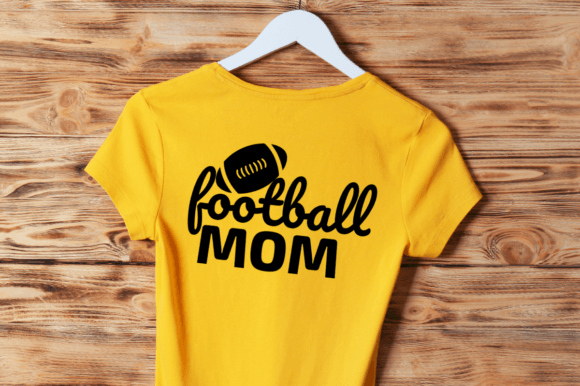 Football Mom-SVG Vector Design: Graphics for T-Shirt Designs