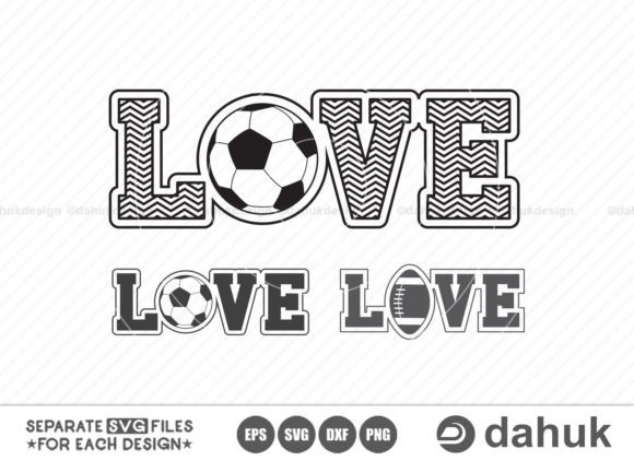 Love Football SVG: Graphics for T-Shirt Designs