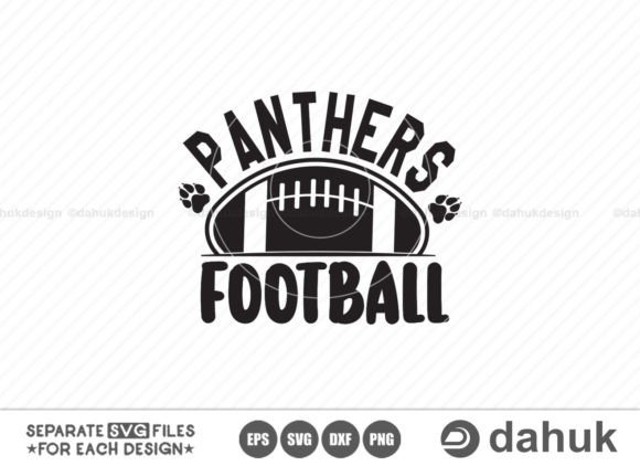 Panthers Football SVG: Graphics for T-Shirt Designs