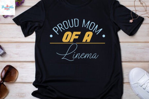 Proud Mom Linema SVG: Graphics for T-Shirt Designs