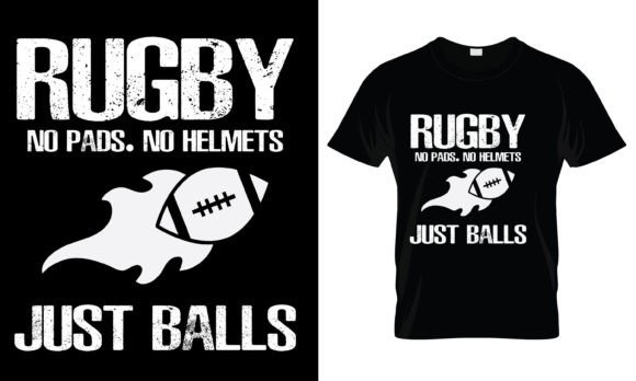 Rugby No Pads No Helmets Just T-Shirt Design Review